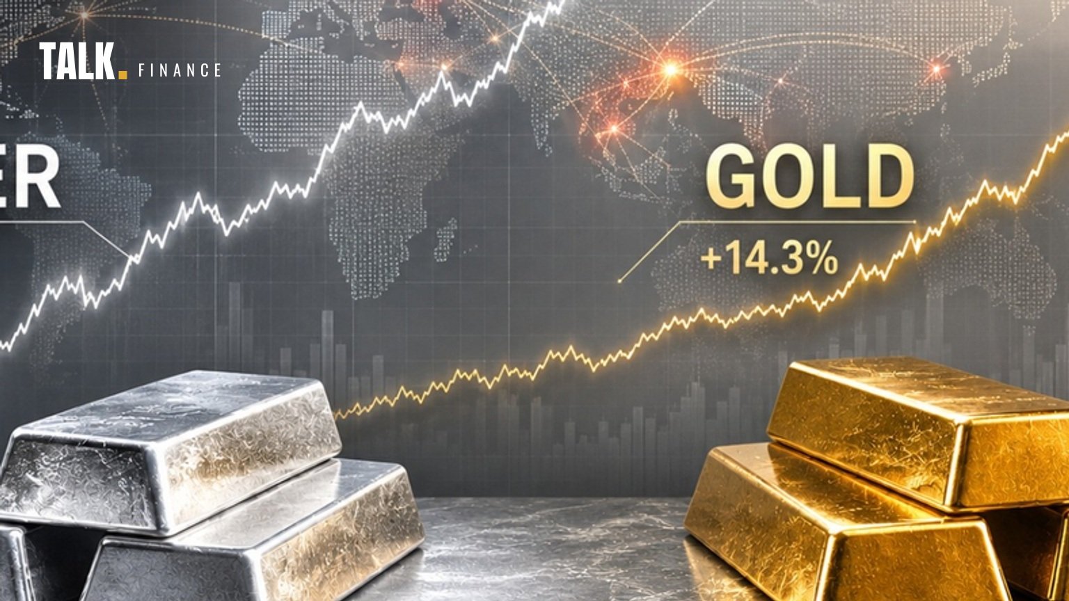 שלושה שבועות אחרי וובינר הזהב: זהב +14.3%, כסף +17.1% — וההקשר שמונע טעות