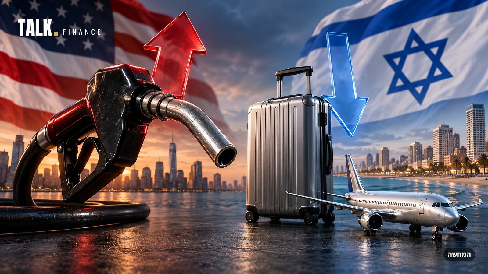 אמריקה בדלק, ישראל בחופשה: שני מדדי מחירים בכיוונים הפוכים
